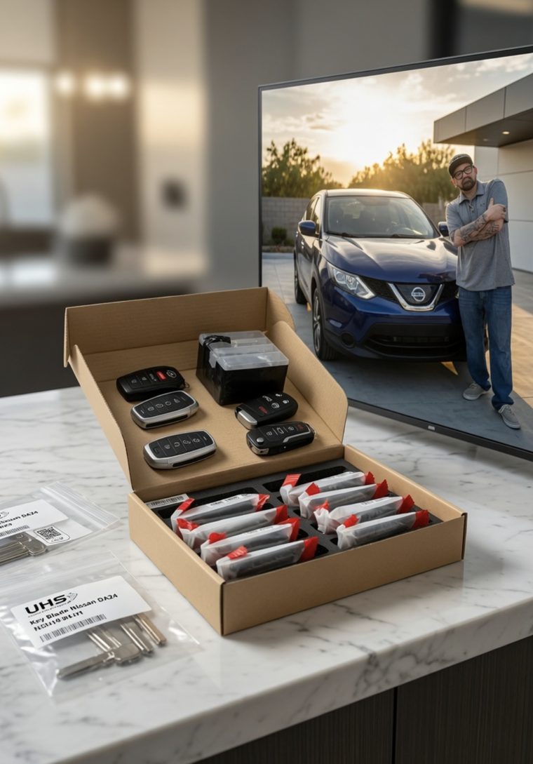 Car key fobs, smart remotes and blades we cut and program on-site